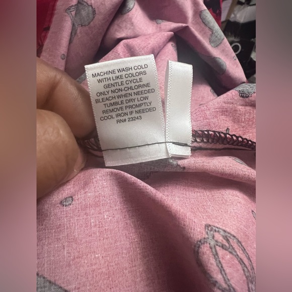 New York & Company Bow-Tie Neck, Hi-Lo Hearts Dress XXL Black/Red - Picture 13 of 13